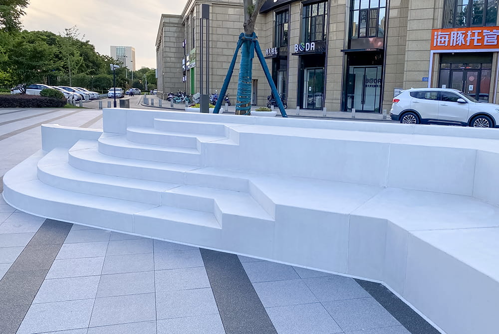 無錫市民中心地鐵站休閑臺階